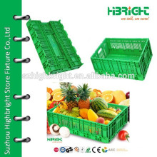 Boîte de rangement en plastique / fruit pliable en plastique